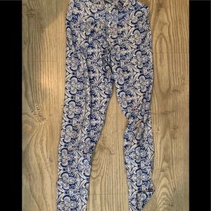 Liquido Mandala leggings in blue